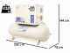 FIAC New Silver 20/500 - Compressore rotativo trifase a vite silenziato - Motore 20 HP