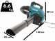 Makita DUB363 - Soffiatore aspiratore a batteria - SENZA BATTERIE E CARICABATTERIE