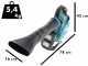 Makita DUB363 - Soffiatore aspiratore a batteria - SENZA BATTERIE E CARICABATTERIE
