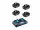Rasaerba a batteria semovente-alluminio 2X18V-53cm MAKITA DLM533PT4 incluse 4 batterie