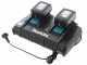 Rasaerba a batteria semovente-alluminio 2X18V-53cm MAKITA DLM533PT4 incluse 4 batterie
