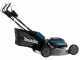 Rasaerba a batteria semovente-alluminio 2X18V-53cm MAKITA DLM533PT4 incluse 4 batterie