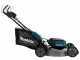 Rasaerba a batteria semovente-alluminio 2X18V-53cm MAKITA DLM533PT4 incluse 4 batterie