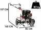 Ama MTZ80 - Motozappa a benzina 7 HP - Motore da 208cc