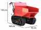 Blue Bird Transporter 500 D - Motocarriola cingolata cassone dumper 500Kg