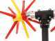 Abbacchiatore elettrico a batteria AGGELIS 5 CARBON con asta in carbonio