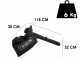 GTM GTS 1300 G-E  - Biotrituratore a scoppio - Motore Loncin G420FD