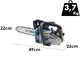Hyundai LD825C - Motosega a scoppio da potatura - Lama da 25 cm