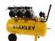 Stanley DST 370/8/100-3 - Compressore aria elettrico monofase silenziato, oil-less - Motore 3 HP - 100 lt