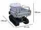 Blackstone TB-PRO 5500 FT-Lift - Motocarriola cassone alzabile a pantografo