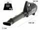 Zanon Dragos 900-T - Soffiatore a batteria 50.4V 6.4Ah