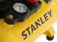 Stanley DST 100/8/6 - Compressore aria elettrico portatile monofase , oil-less - Motore 1 HP - 6 lt