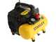 Stanley DST 100/8/6 - Compressore aria elettrico portatile monofase , oil-less - Motore 1 HP - 6 lt