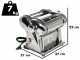 DCG PM1650 - Macchina per la pasta elettrica 135W