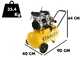 Stanley DST 240/8/50 - Compressore aria elettrico carrellato silenziato