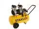 Stanley DST 240/8/50 - Compressore aria elettrico monofase silenziato, oil-less - Motore 2 HP - 50 lt