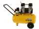 Stanley DST 240/8/50 - Compressore aria elettrico monofase silenziato, oil-less - Motore 2 HP - 50 lt