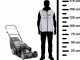 Alpina AL4 46 SH - Tosaerba a scoppio semovente - Motore HONDA GCVx145 da 145cc