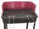 Mille Flavia s/r 45 - Barbecue in ferro artigianale a carbone - 45,5x29,5cm