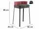 Seven Italy Flavia s/r 45 - Barbecue in ferro artigianale a carbone - 45,5x29,5cm