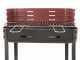 Mille Flavia c/r 45 - Barbecue in ferro artigianale a carbone - 45,5x29,5cm