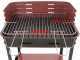 Mille Flavia c/r 45 - Barbecue in ferro artigianale a carbone - 45,5x29,5cm