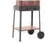 Seven Italy Flavia c/r 45 - Barbecue in ferro artigianale a carbone - 45,5x29,5cm