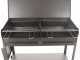 Seven Italy Vanessa 2G - Barbecue in ferro artigianale a carbone - 2x 47.5x37cm