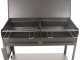 Seven Italy Vanessa 2G - Barbecue in ferro artigianale a carbone - 2x 47.5x37cm