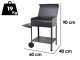 Seven Italy Vanessa Medium - Barbecue in ferro artigianale a carbone - 57,5x37cm