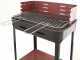Mille Flavia c/r 55 - Barbecue in ferro artigianale a carbone - 55,5x29,5cm