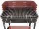 Mille Flavia c/r 55 - Barbecue in ferro artigianale a carbone - 55,5x29,5cm
