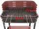 Mille Flavia c/r 55 - Barbecue in ferro artigianale a carbone - 55,5x29,5cm
