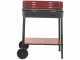 Mille Flavia c/r 55 - Barbecue in ferro artigianale a carbone - 55,5x29,5cm