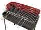 Mille Flavia s/r 55 - Barbecue in ferro artigianale a carbone - 55,5x29,5cm