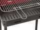 Mille Flavia s/r 55 - Barbecue in ferro artigianale a carbone - 55,5x29,5cm