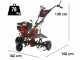 Italian Power RG3.6-100 - Motozappa a benzina 7 HP da 212cc