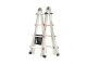 Svelt Scalissima GR SSCAL008/A, 2x8 gradini, 4.02 m - Scala in alluminio telescopica - Altezza stimata operativa 5.02 m