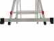 Svelt Scalissima GR SSCAL008/A, 2x8 gradini, 4.02 m - Scala in alluminio telescopica - Altezza stimata operativa 5.02 m
