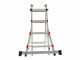 Svelt Scalissima GR SSCAL008/A, 2x8 gradini, 4.02 m - Scala in alluminio telescopica - Altezza stimata operativa 5.02 m