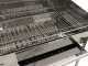 Mille Achille Large - Barbecue in acciaio inox artigianale a carbone - 67,5x37cm
