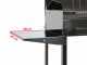Mille Achille Large - Barbecue in acciaio inox artigianale a carbone - 67,5x37cm