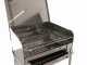 Mille Achille Medium - Barbecue in acciaio inox artigianale a carbone - 57,5x37cm