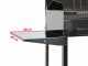 Seven Italy Achille Medium - Barbecue in acciaio inox artigianale a carbone - 57,5x37cm