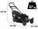 BlackStone SP-4X 510 H200 - Tagliaerba a scoppio - Motore HONDA GCVx200 - Ruote pivotanti