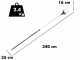 Zanon Murcielago R AL300 - Abbacchiatore elettrico a batteria a Litio 210/340cm - 50,4 15,9 Ah