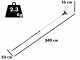 Zanon Albatros AL300 - Abbacchiatore elettrico a batteria a Litio 210/340cm - 50,4V 15.9 Ah