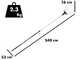 Zanon Albatros AL300 - Abbacchiatore elettrico a batteria a zaino 50.4V 15.9Ah - Asta telescopica 210/340 cm