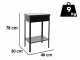 Seven Italy Stromboli Small - Barbecue in ferro artigianale a carbone - 40x28cm