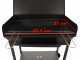 Seven Italy Vulcano Large - Barbecue in ferro artigianale a carbone - 67,5x37cm